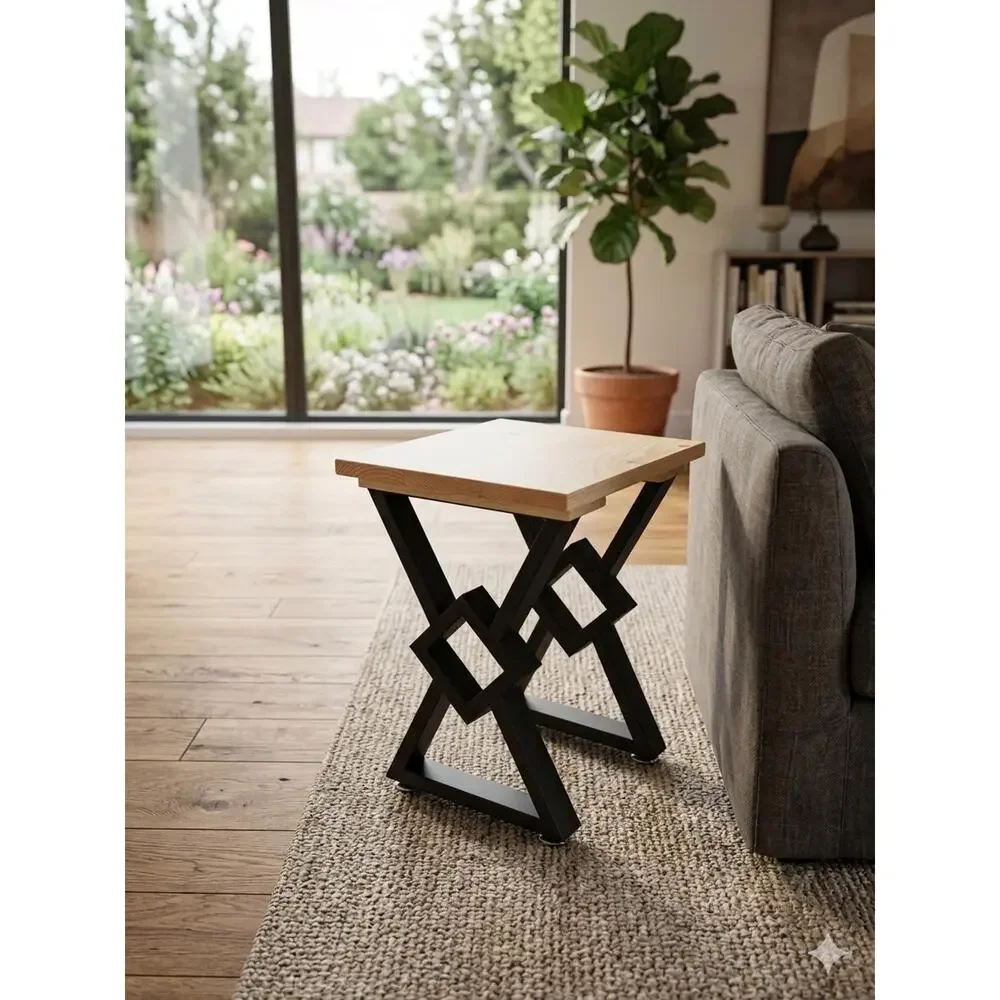 Handcrafted plant stand and or side table